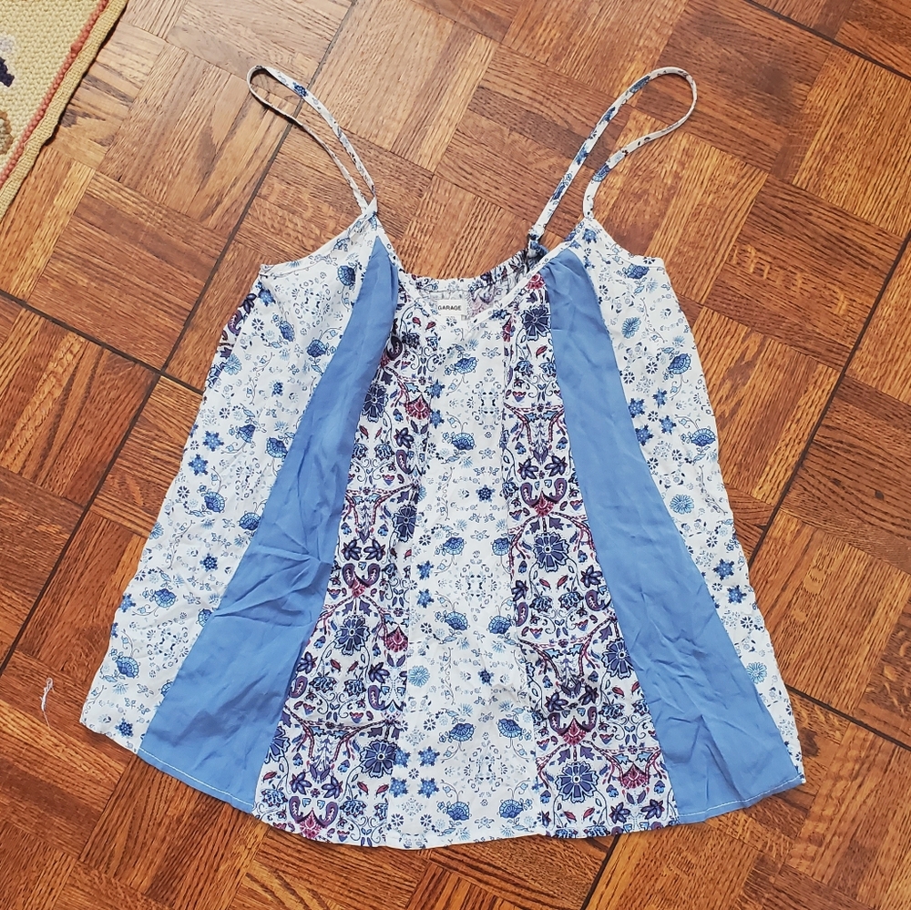 Garage Paisley Flowy Bohemian Top- New without tags- Xs (fits S-M too)
